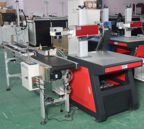 UV Laser Marking Machine with Conveyor Belt