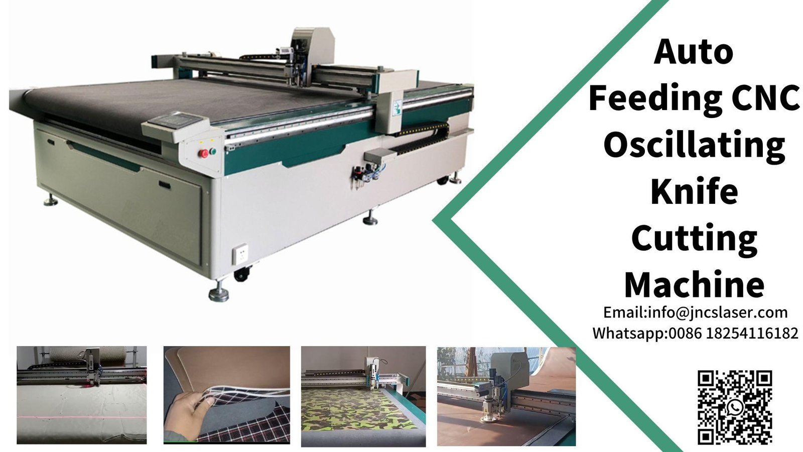 auto feeding cnc oscillating knife cutting machine cloth cutting