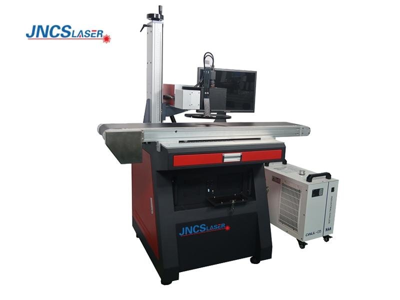 آلة الوسم بالليزر UV مع نظام تحديد المواقع المرئي CCD الأوتوماتيكي