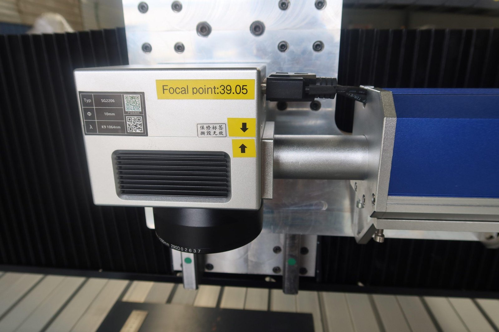 large split fiber laser marking machine