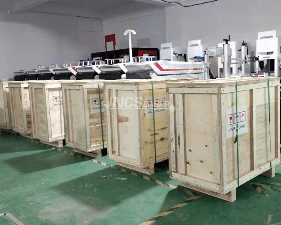 Small Handheld Fiber Laser Marking Machine for big metal plate