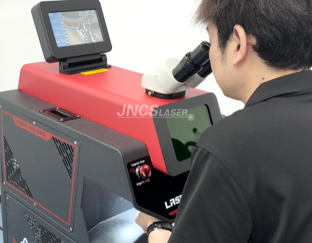 Jewelry Spot Laser Welding Machine for gold silver jewelry repairing