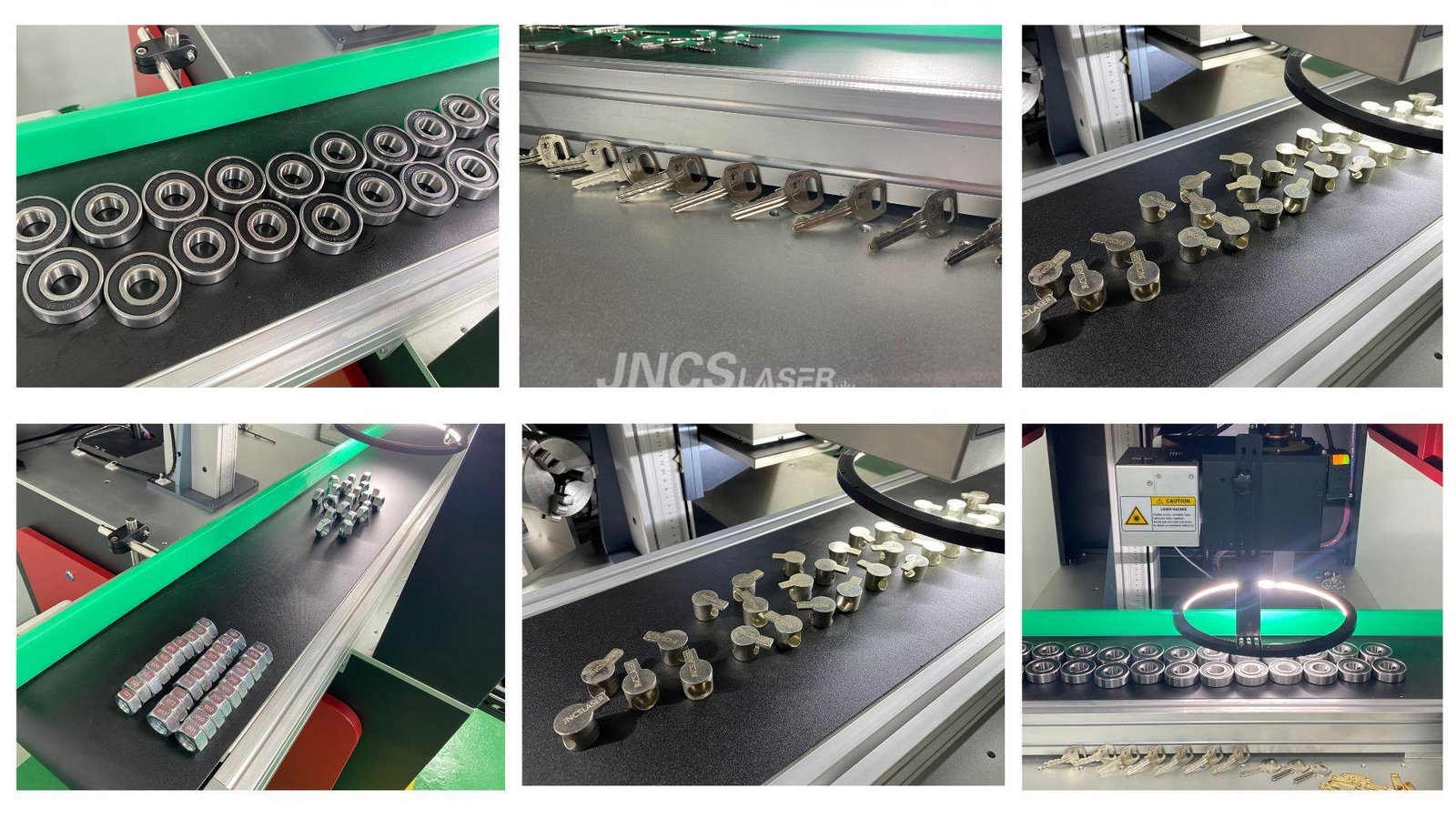 Enclosed Fiber Laser Marking Machine Machine with CCD automatic visual and positioning system