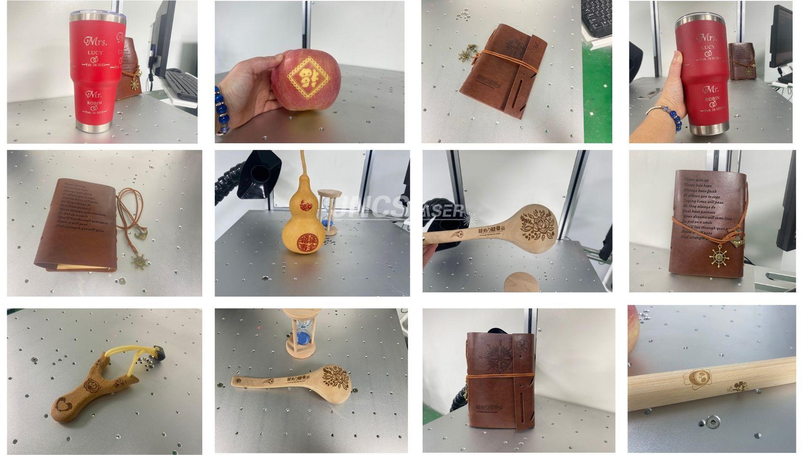 3D Dynamic Focusing Co2 Laser Marking Machine with CCD Vision imaging for Curved Surface marking