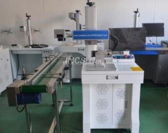 Fiber Laser Marking Machine with Conveyor Belt