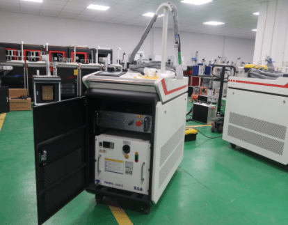 Continuous 1kw 1.5kw 2kw Fiber Laser Cleaning Machine for rust cleaning