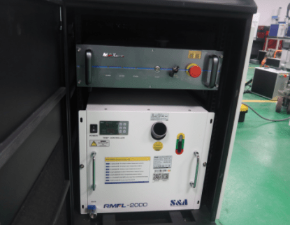 Continuous 1kw 1.5kw 2kw Fiber Laser Cleaning Machine for rust cleaning