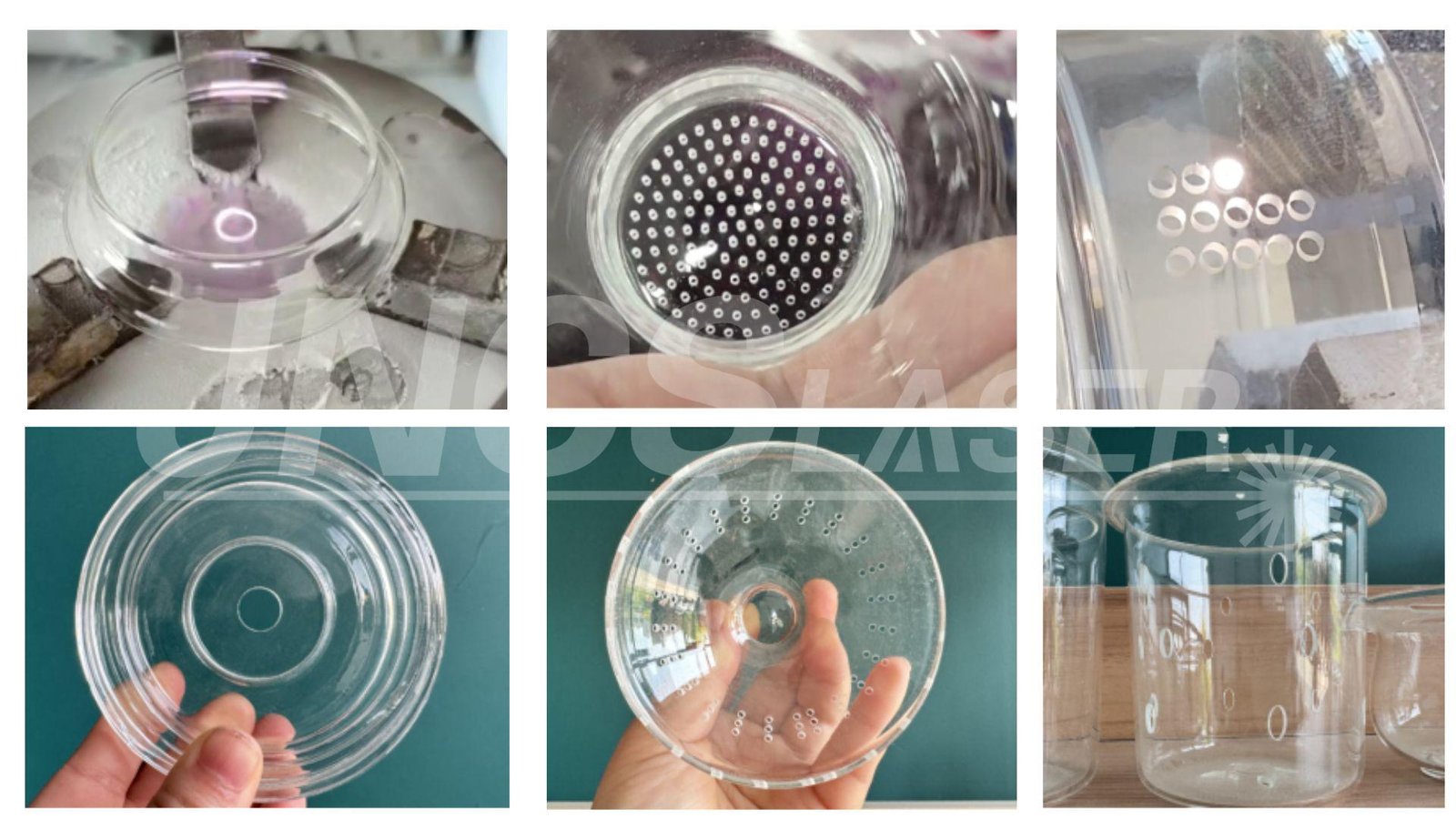 DPSS 55W Diode-Pumped Solid-State Laser borosilicate Glass Drilling Machine