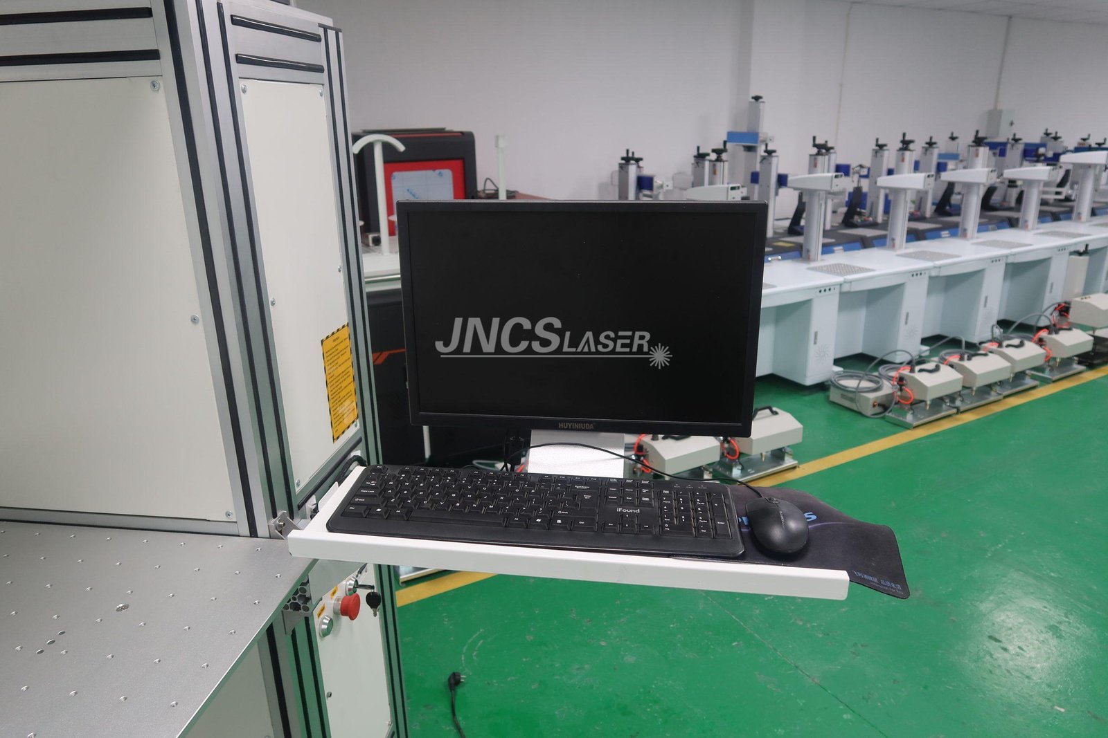 3D Dynamic Focusing Co2 Laser Marking Machine with CCD Vision imaging for Curved Surface marking
