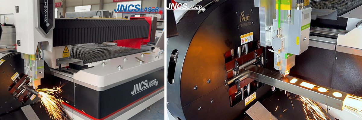 sheet metal and tube fiber laser cutting machine