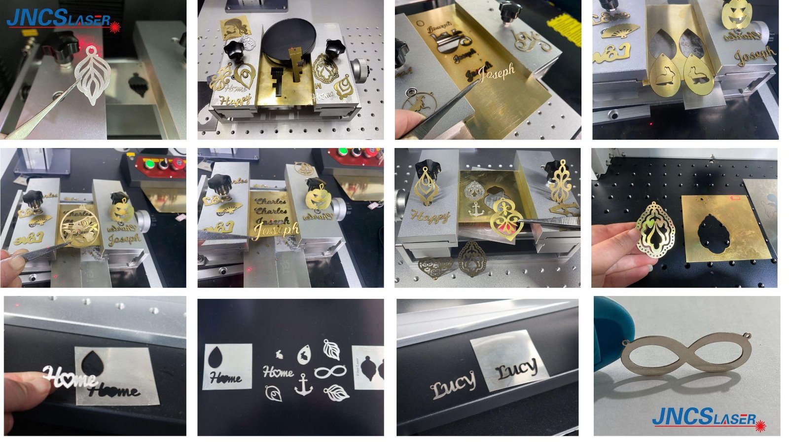 JPT Mopa 100w fiber laser marking machine jewelry name letter cutting