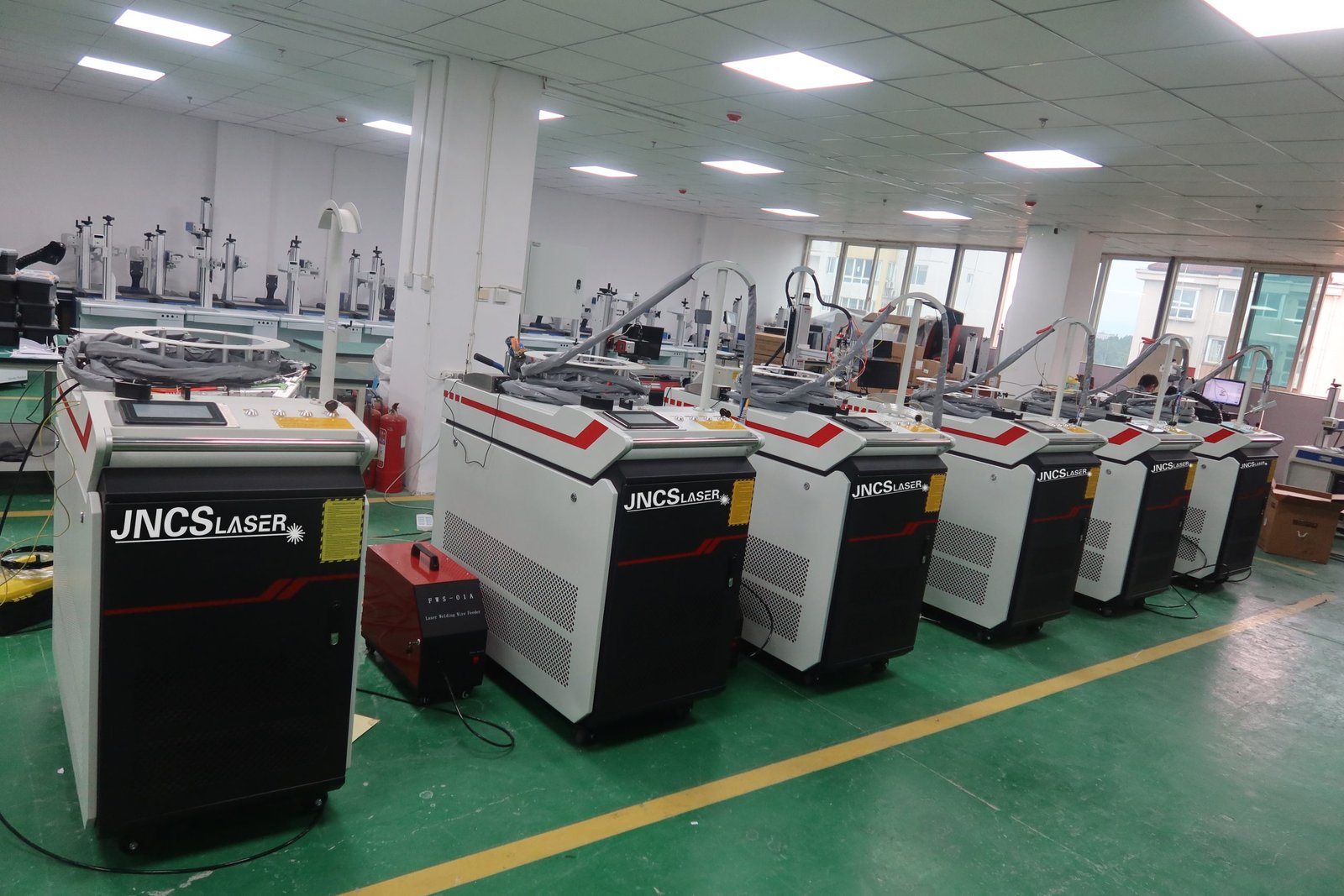 máquina de soldadura láser de fibra de mano