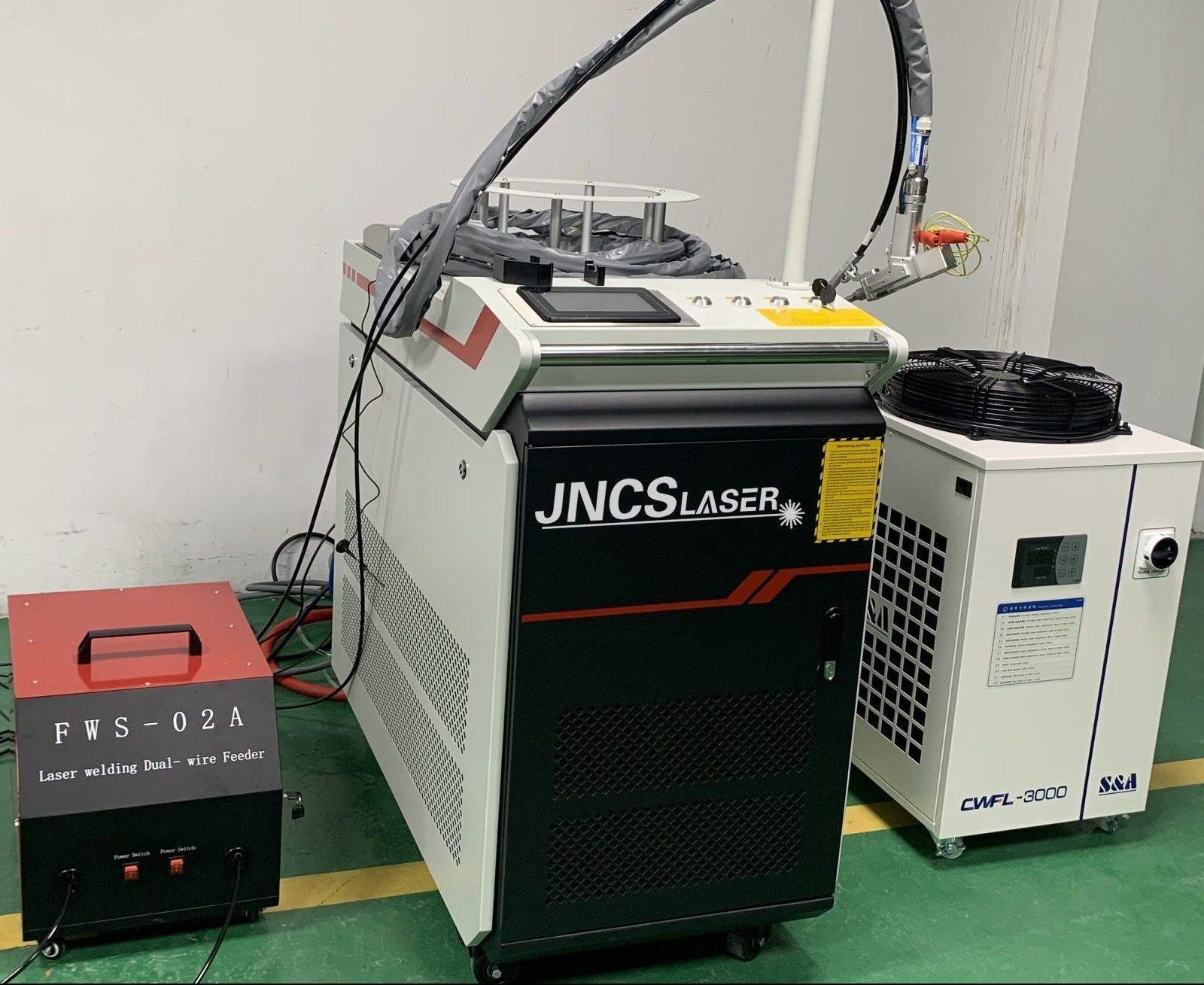 3KW 4 in 1 Fiber Laser Welding Cleaning Cutting Machine with Double Wire Feeder Device