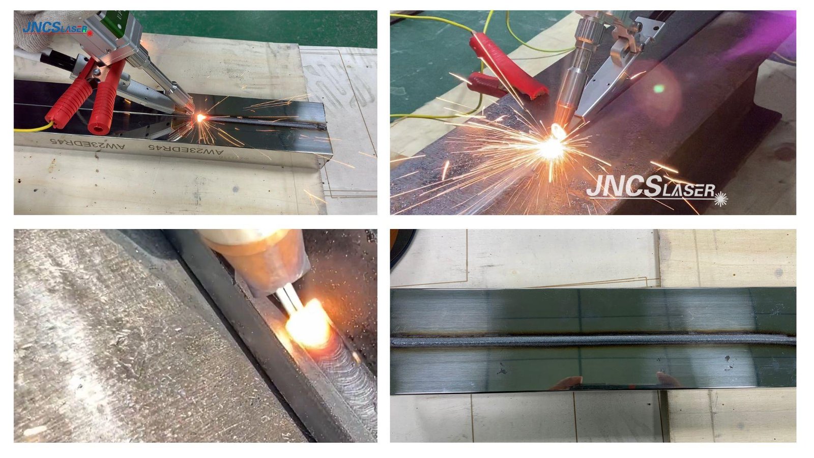 handheld fiber laser welding machine with double wire feeder device