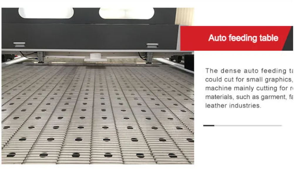 CS1625 1600*2500mm Fabric Textile Double Heads 130W CO2 Laser Cutting Machine with Auto feeding