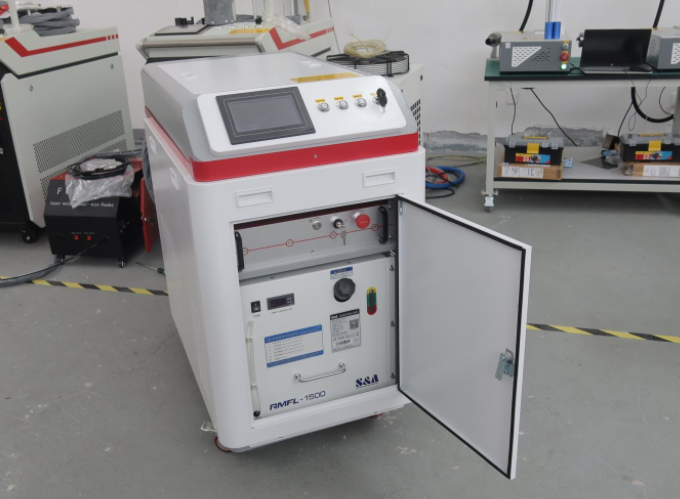 pulse fiber laser cleaning machine for rust paint cleaning,