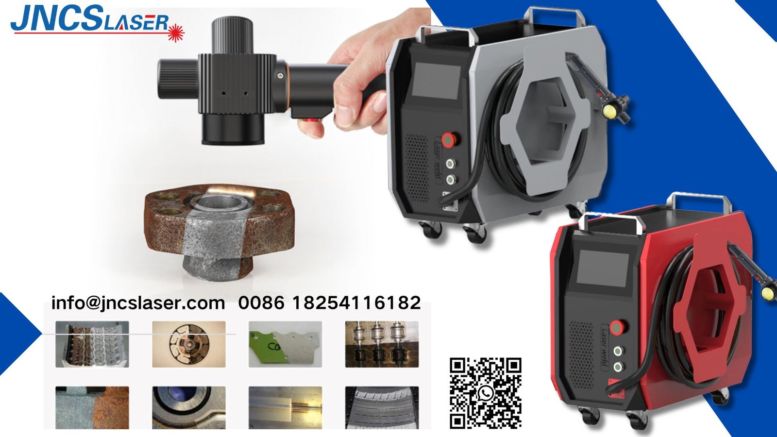 Small Portable Handheld 200W Pulsed Fiber Laser Cleaning Machine