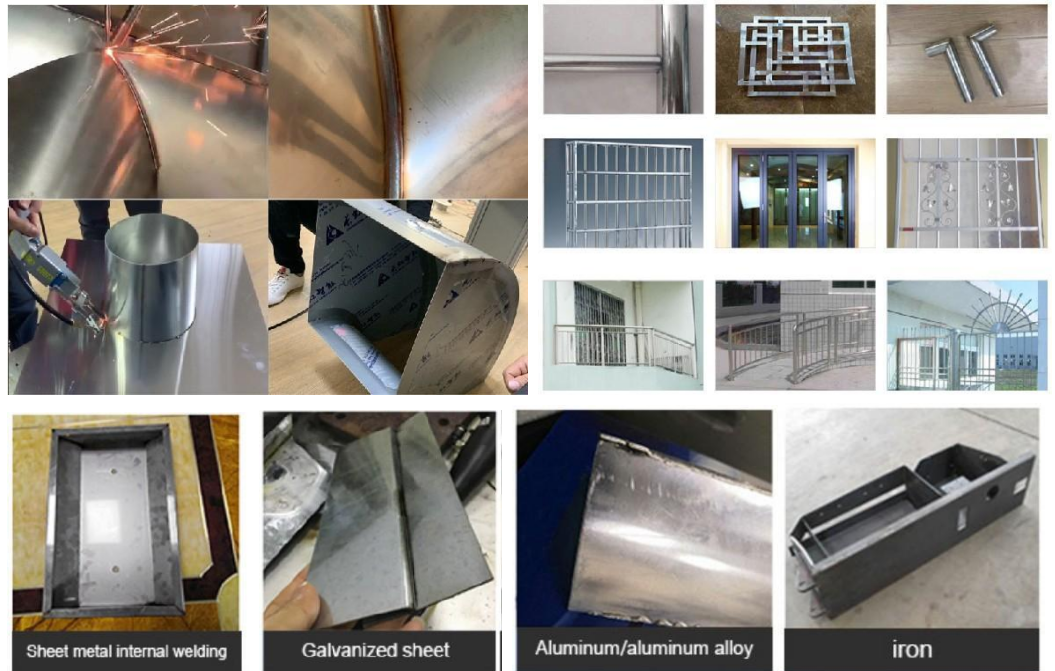 Small Handheld Air Cooling Fiber Laser Welding Machine with 1200w 1500w