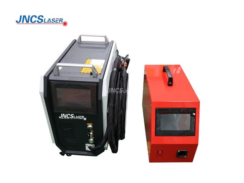 small air cooling 4 in 1 handheld fiber laser welding cleaning cutting machine
