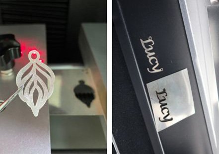 50W 100W fiber laser marking machine for cutting silver, gold, jewelry letters cutting machine