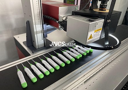 UV laser marking machines with CCD visual positioning systems application