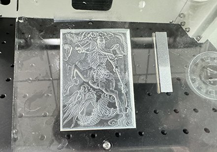 10W 3D Dynamic focusing uv laser marking machine relief engraving and deep engraving functions