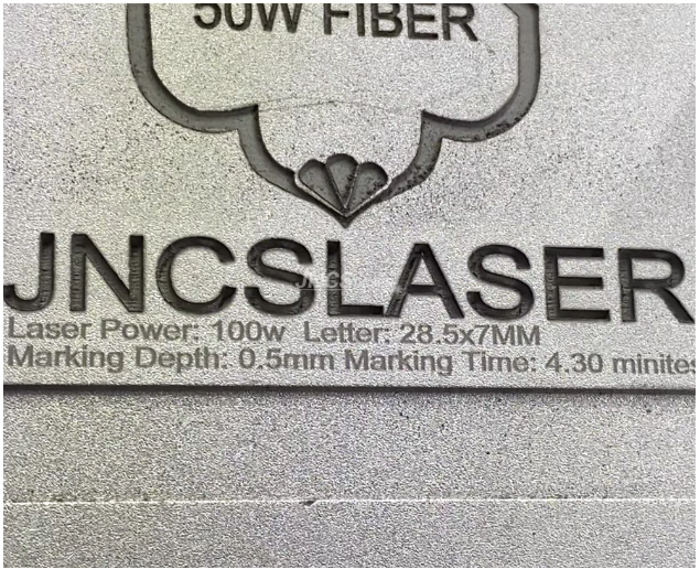 JPT Mopa 100w fiber laser marking machine jewelry name letter cutting