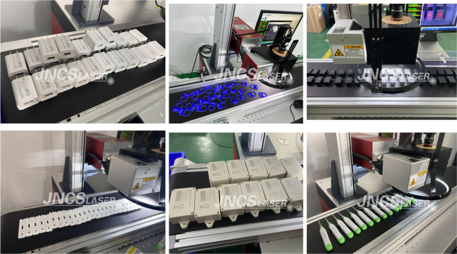 uv laser marking machine with CCD for plastic parts marking