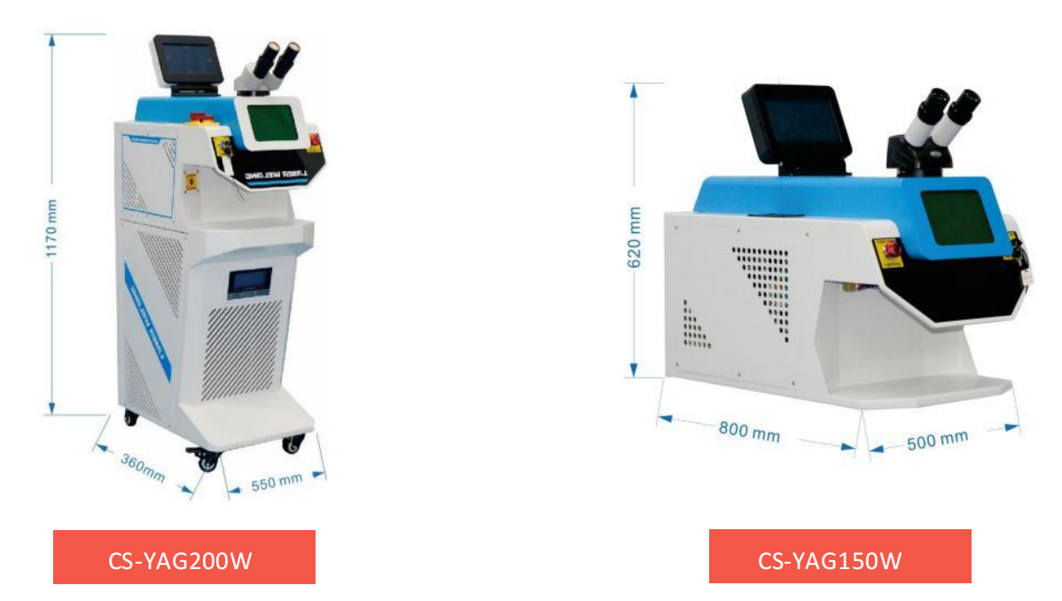 Small Desktop 150W Jewelry Spot Laser Welding Machine