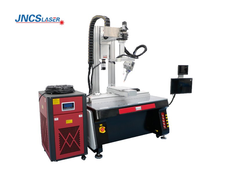 5 Axis Platform Automatic Continuous Fiber Laser Welding Machine with Rotating Head