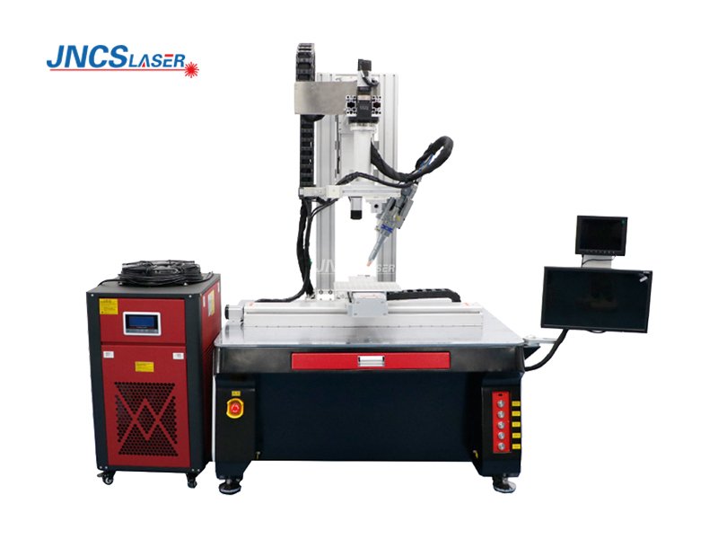 5 Axis Platform Automatic Continuous Fiber Laser Welding Machine with Rotating Head