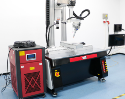 5 Axis Platform Automatic Continuous Fiber Laser Welding Machine with Rotating Head