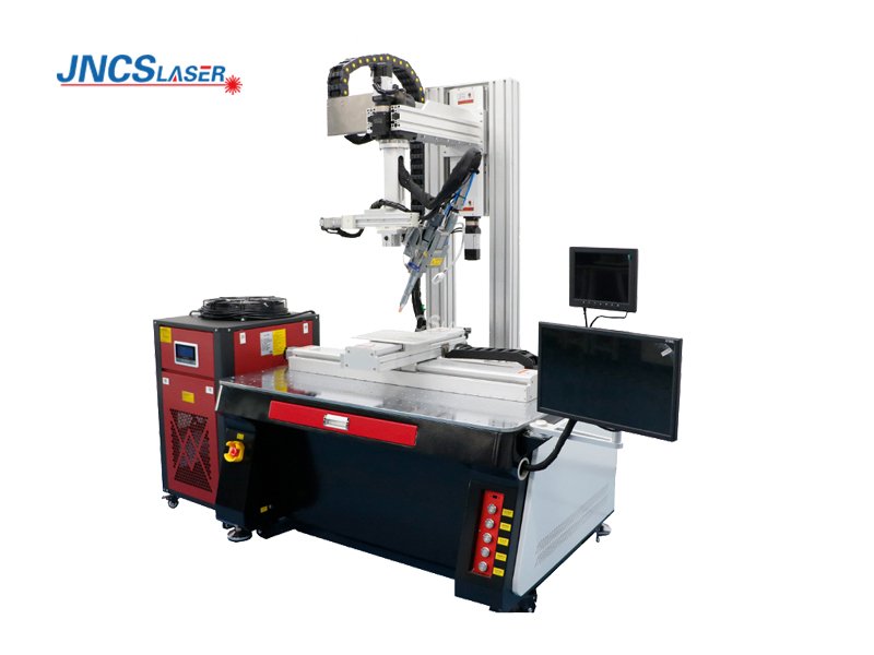 5 Axis Platform Automatic Continuous Fiber Laser Welding Machine with Rotating Head