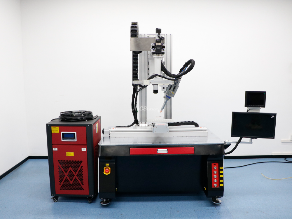 5 Axis Platform Automatic Continuous Fiber Laser Welding Machine with Rotating Head