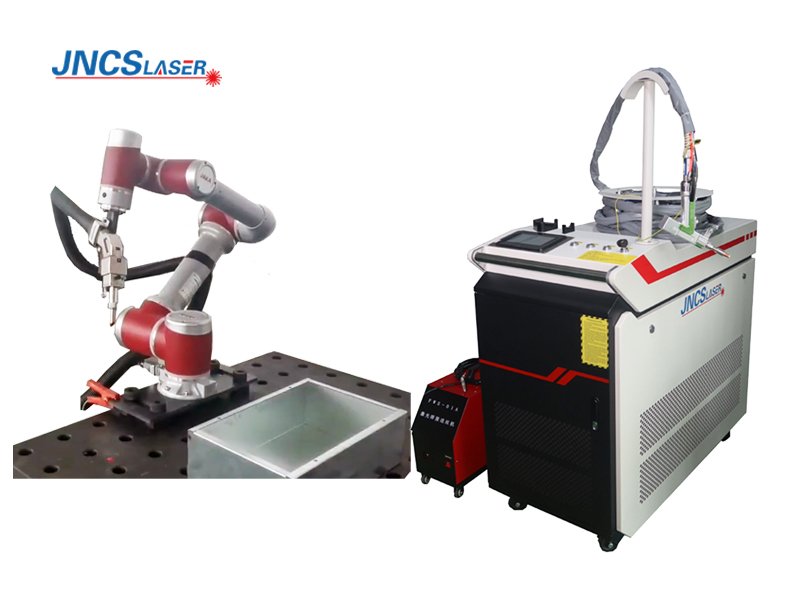high efficiency fiber laser welding machine with Cooperative robot