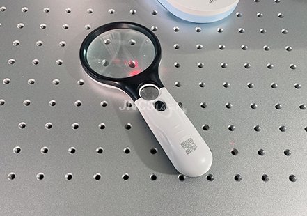 UV Laser Marking Machine Application on White Plastic Parts