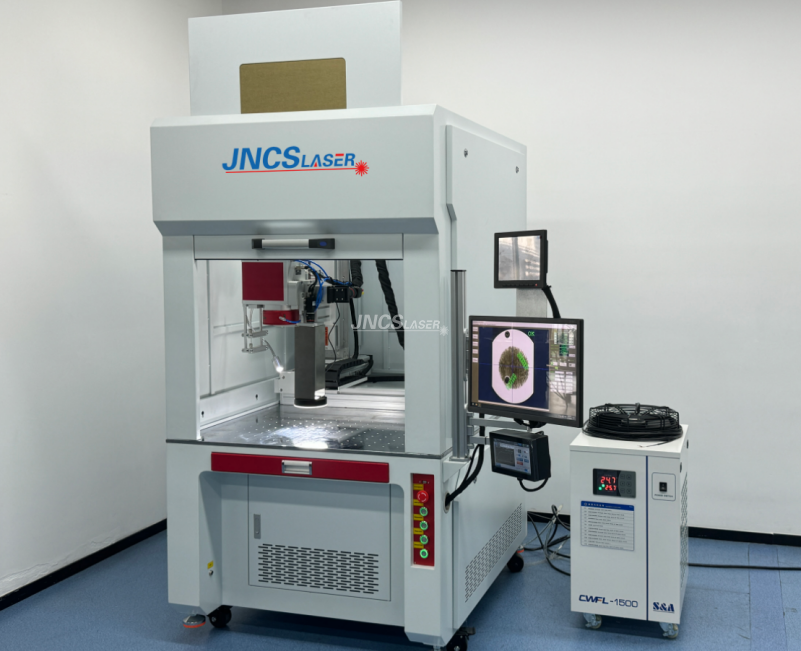 QCW300W Galvanometer Fiber Laser Welding Machine with Visual Positioning System