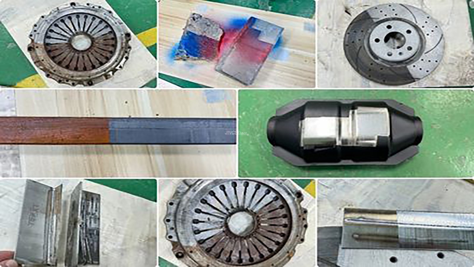 pulsed fiber laser cleaning machine for auto parts restore