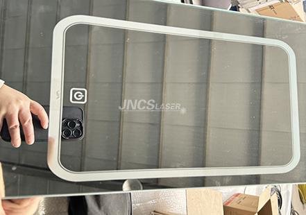 3 in 1 120w fiber laser glass drilling, forsted glass marking, smart mirror marking applications