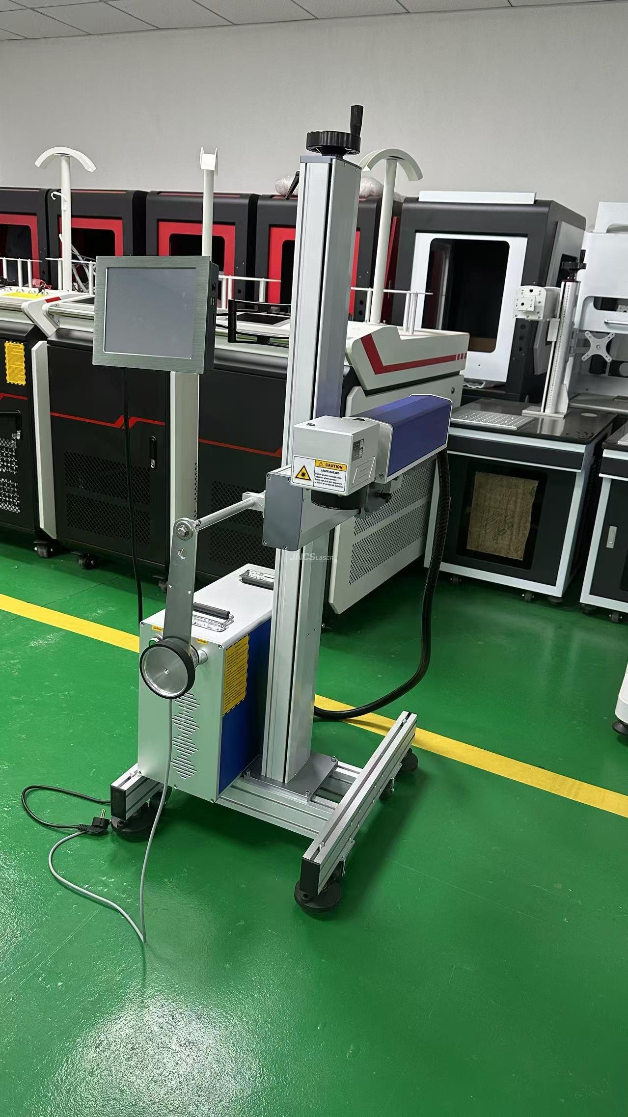 Online Flying Fiber Laser Marking Machine