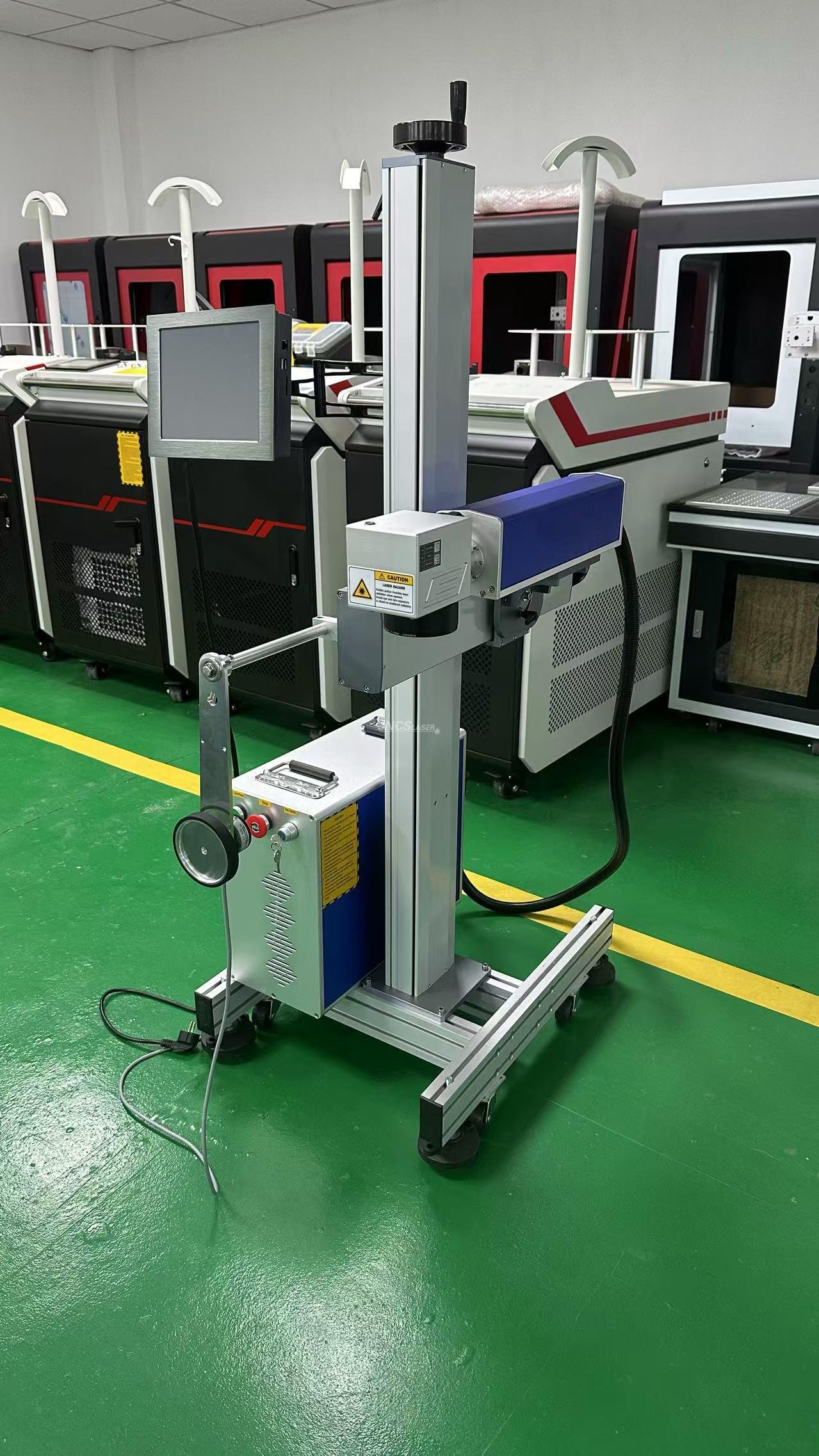 Online Flying Fiber Laser Marking Machine