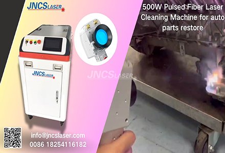 500W Pulsed Fiber Laser Cleaning Machine for auto parts restore