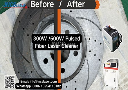 pulsed fiber laser cleaning machine for auto parts restore