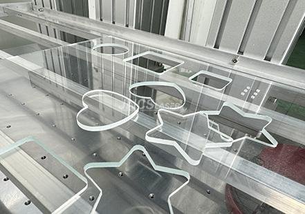 120W Fiber Laser Glass Drilling Cutting Machine application