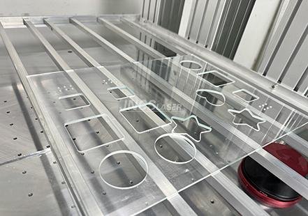 120W Fiber Laser Glass Drilling Cutting Machine application