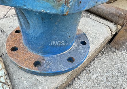 300w pulsed fiber laser cleaning machine application for auto parts oil dust cleaning