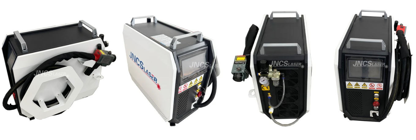 Portable Pulsed Fiber Laser Cleaner 200W 300W 500W Rust Paint Oil Removal Machine