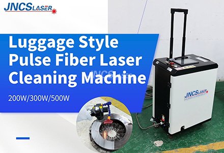 Luggage Style Pulse Fiber Laser Cleaning Machine 200W 300W 500W