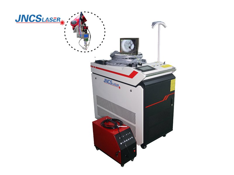 fiber laser welding machine with 6 axis robotic arm