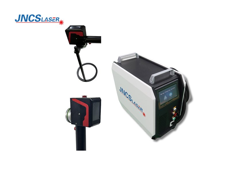 Small Portable 200W 300W Pulsed Fiber Laser Cleaning Marking Machine